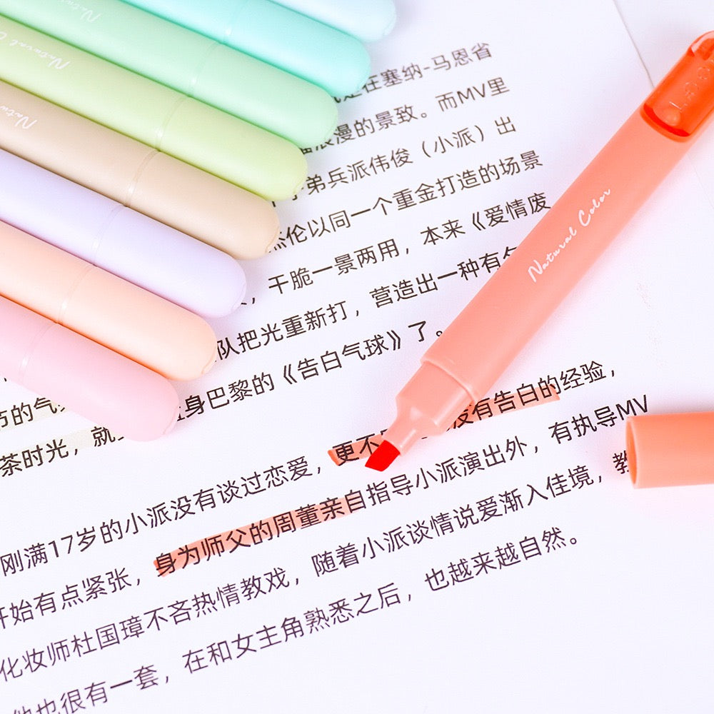 Jiwushe HP7390 eye- protection Highlighter with Soft Chisel Tip