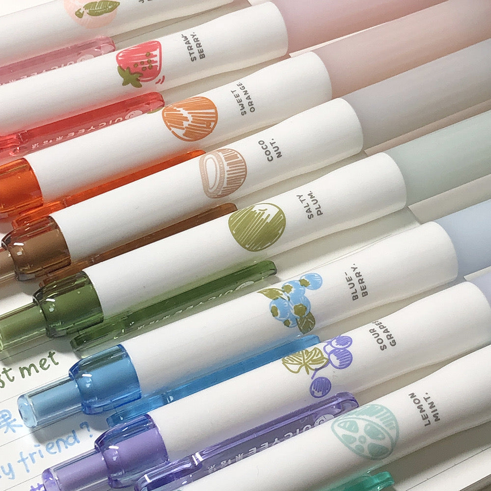 Jiwushe G9192 Fruity colorful pen 0.5mm set