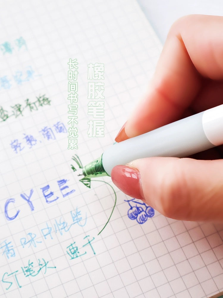 Jiwushe G9192 Fruity colorful pen 0.5mm set