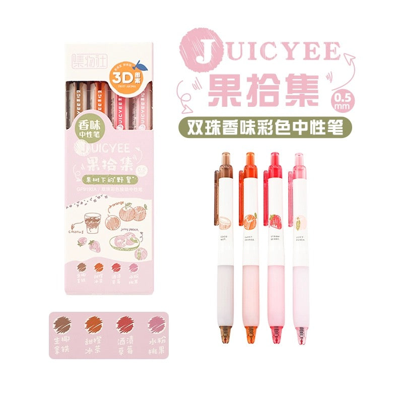Jiwushe G9192 Fruity colorful pen 0.5mm set