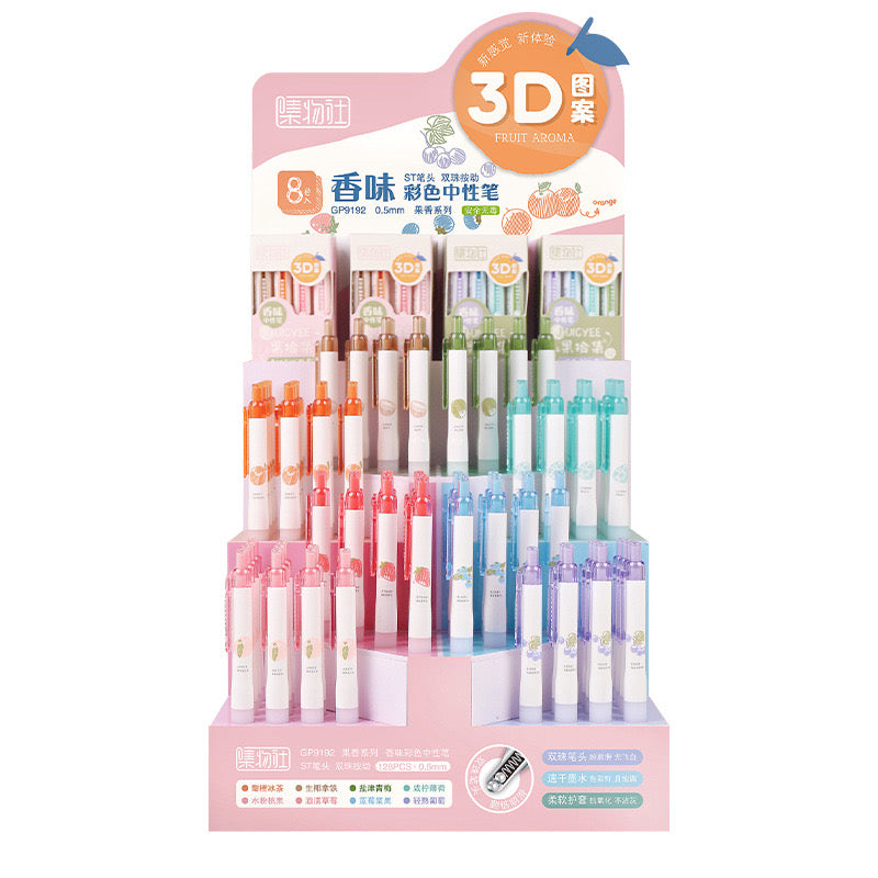 Jiwushe G9192 Fruity colorful pen 0.5mm set