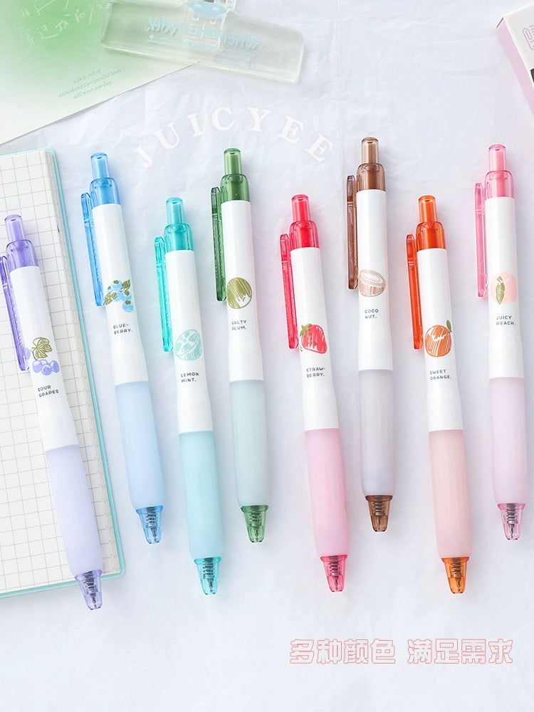Jiwushe G9192 Fruity colorful pen 0.5mm set