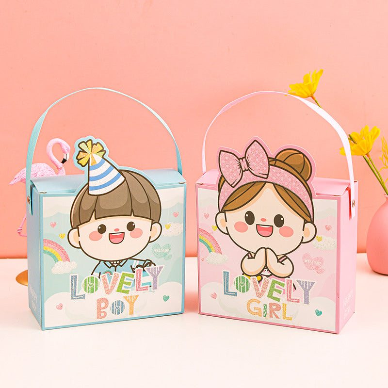 Rainbow baby gift bag