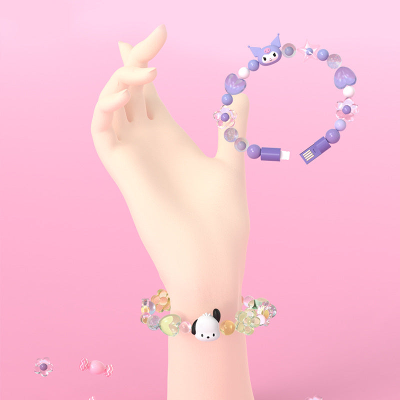 Sanrio bracelet usb charging cable