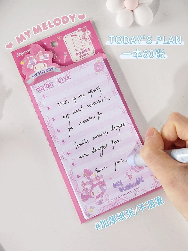 Sanrio JK collage sticky notes