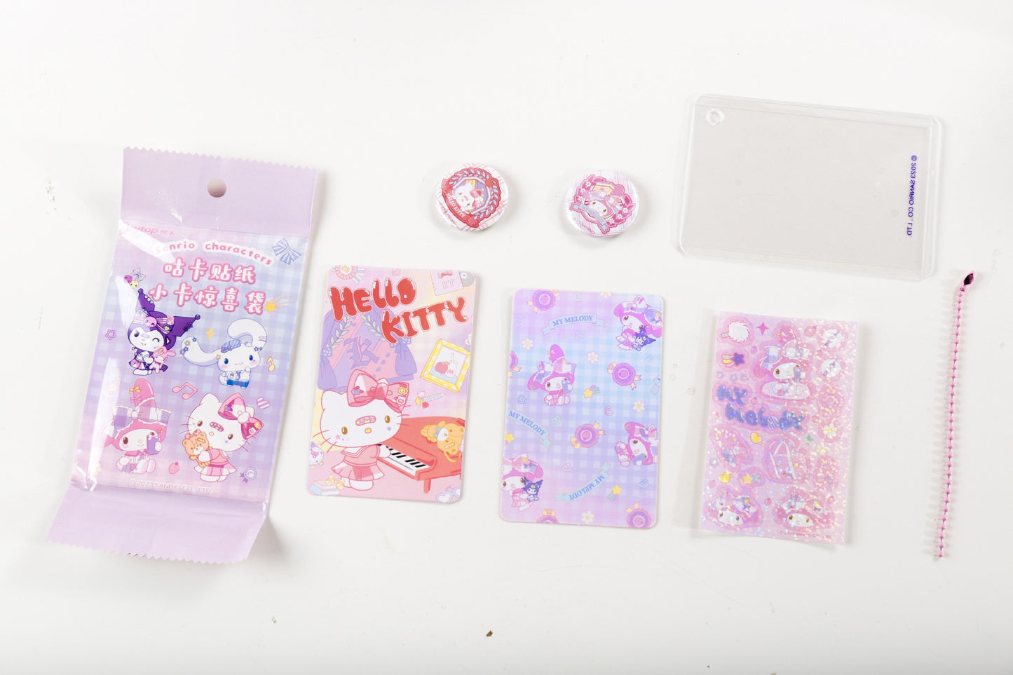 Sanrio goo card & pin blind bag