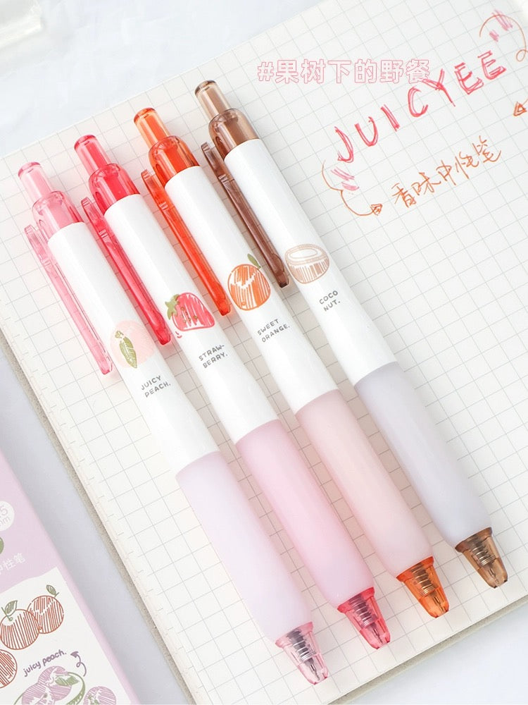Jiwushe G9192 Fruity colorful pen 0.5mm set